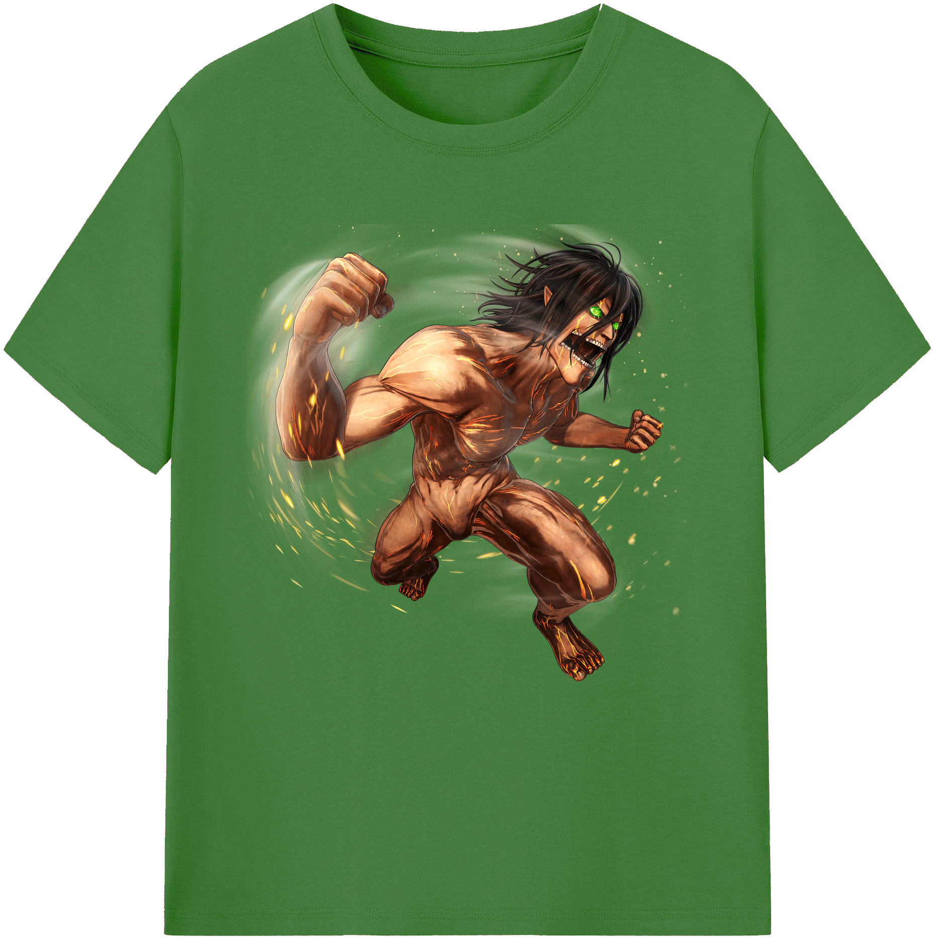 （画像用） 進撃の巨人 Attack on Titan レディースカジュアルプリントTシャツ（綿100％）